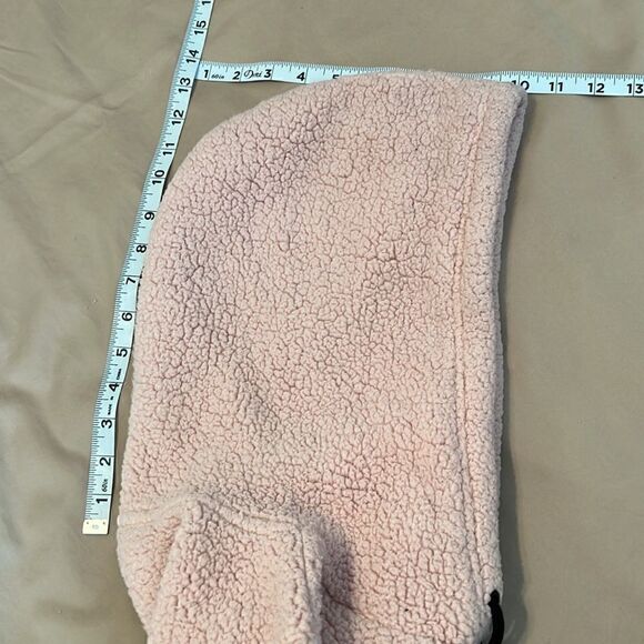 Fila szXL (seems smaller) pink pull over sherpa style hoodie GUC - Picture 10 of 10